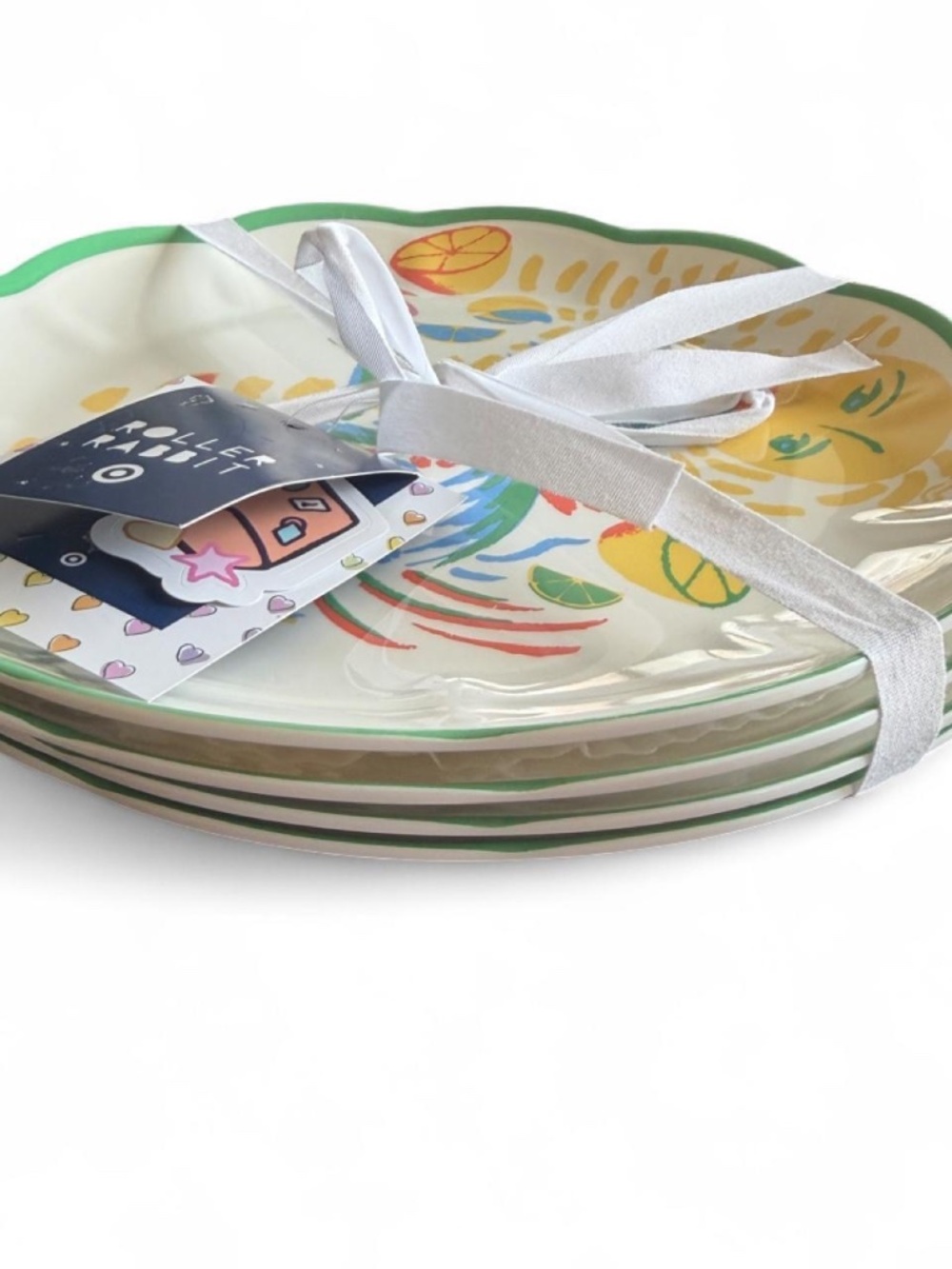 Roller Rabbit x Target Melamine Plate Set of 4